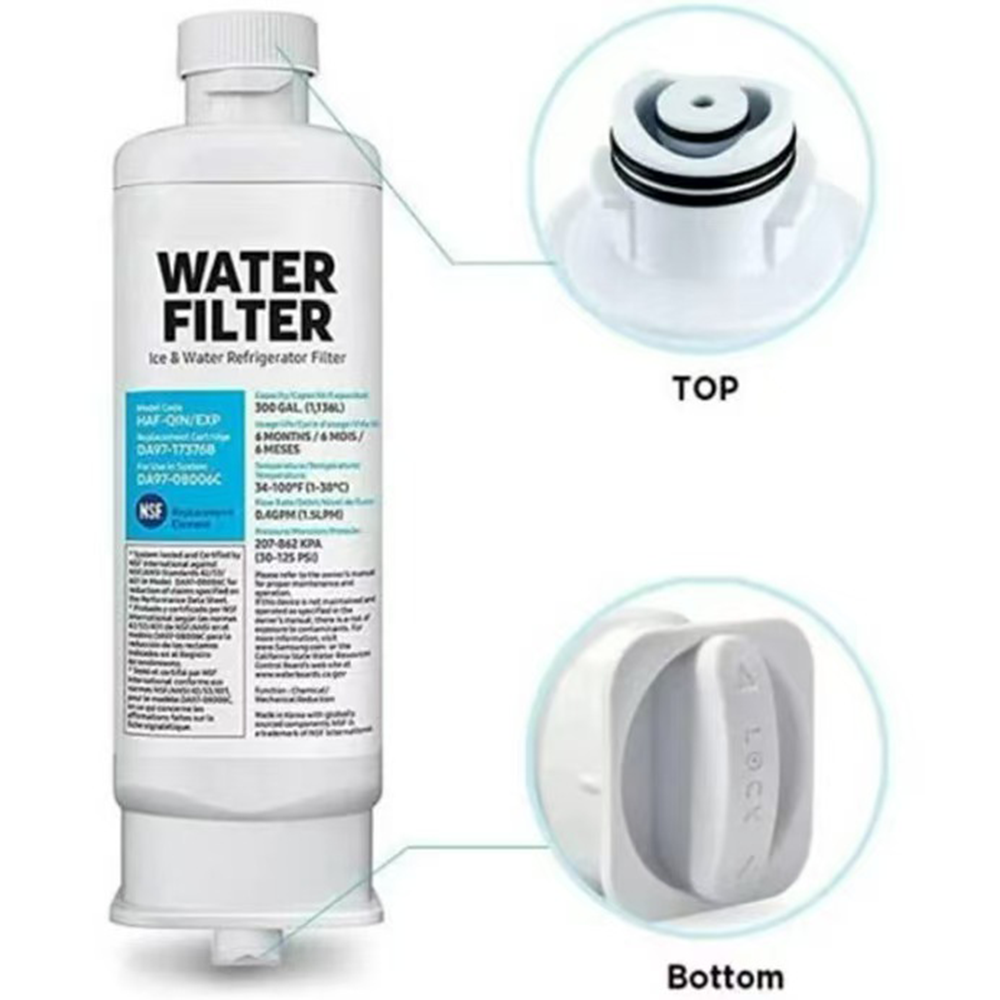 DA97-17376B HAF-QIN/EXP Ice Water Filter Replacement Compatible with Samsung Refrigerators - Image 5